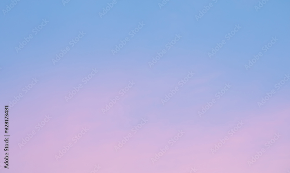 Obraz premium Pastel beautiful sky with sundown time.gradient background