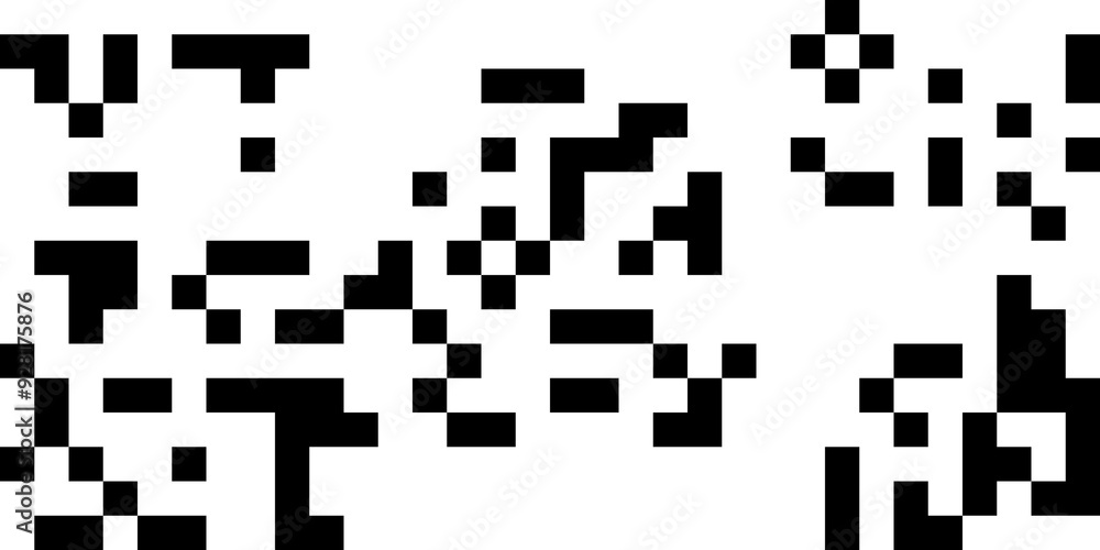 Abstract pixel art design with black on transparent background. Perfect for modern and digital design projects. Abstract pixel art design with black on transparent background. Perfect for modern and digital design projects.