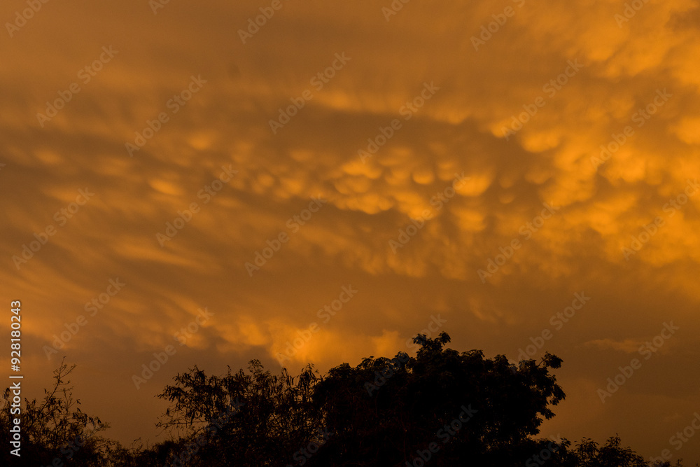Fototapeta premium nubes mammatus