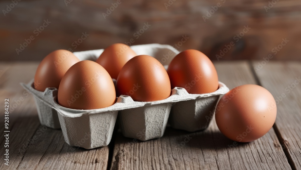 Group of fresh brown chicken eggs in rustic basket isolated on white background Group of fresh brown chicken eggs in rustic basket isolated on white background