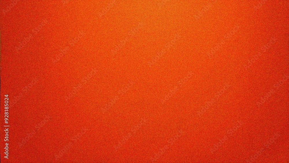 Fototapeta premium Orange color grainy gradient background noise texture poster backdrop banner design, copy space