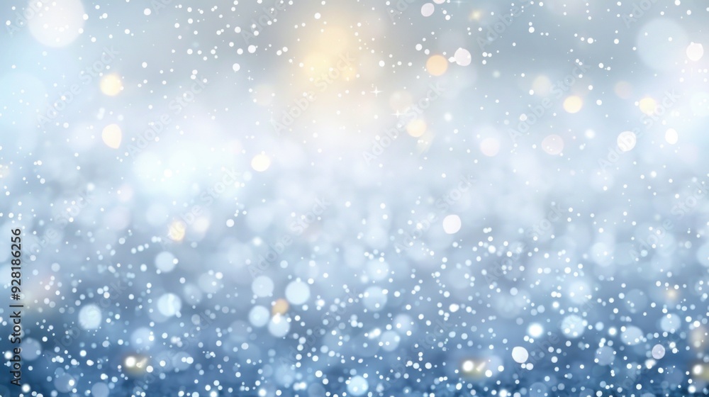 Abstract Blue and Silver Bokeh Background Abstract Blue and Silver Bokeh Background