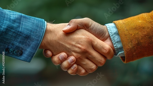 Wallpaper Mural Two hands shaking, handshake, deal, agreement, business partnership. Torontodigital.ca