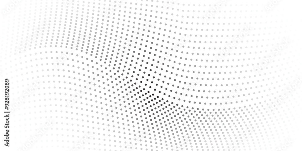 PrintaAbstract halftone background with wavy surface made of gray dots on white. vector ilustration PrintaAbstract halftone background with wavy surface made of gray dots on white. vector ilustration