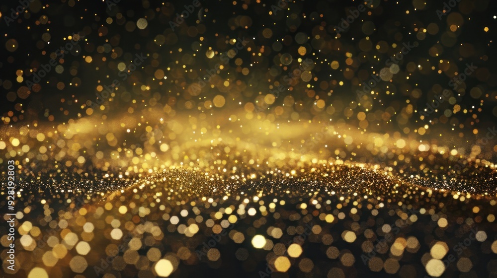 Golden Sparkles Abstract Background Golden Sparkles Abstract Background