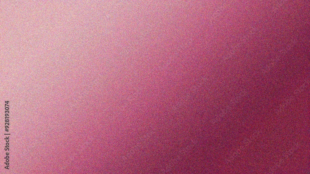 Fototapeta premium pink grainy background, noisy color gradient banner, dark textured poster header design cover backdrop 