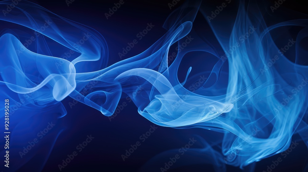 swirling blue smoke pattern swirling blue smoke pattern