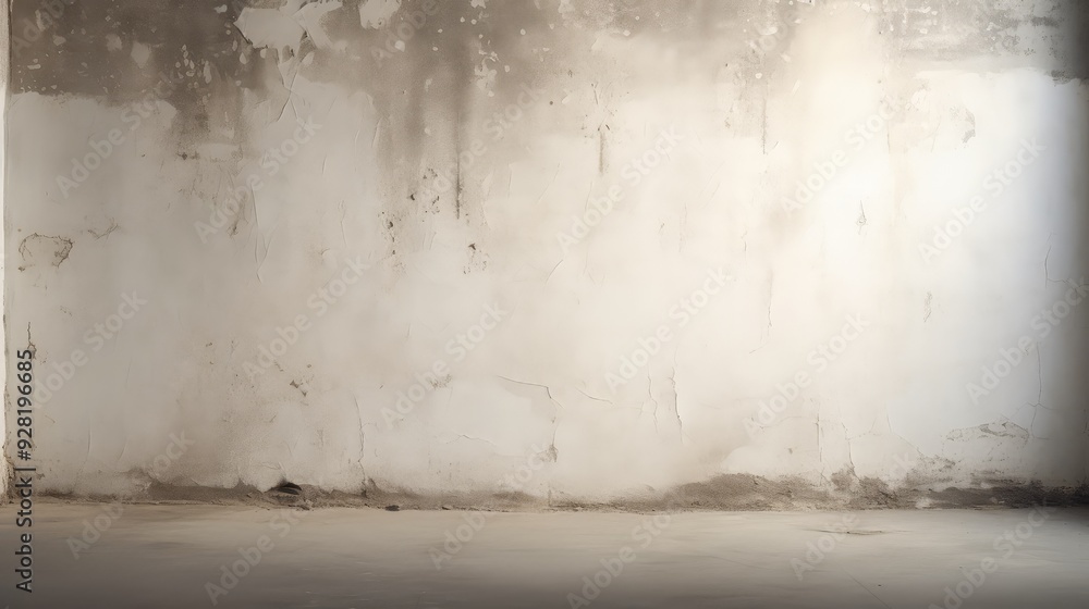 Fototapeta premium alleyway white grunge wall