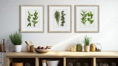 Fototapeta Naklejka Na Ścianę i Meble -  spices kitchen wall art
