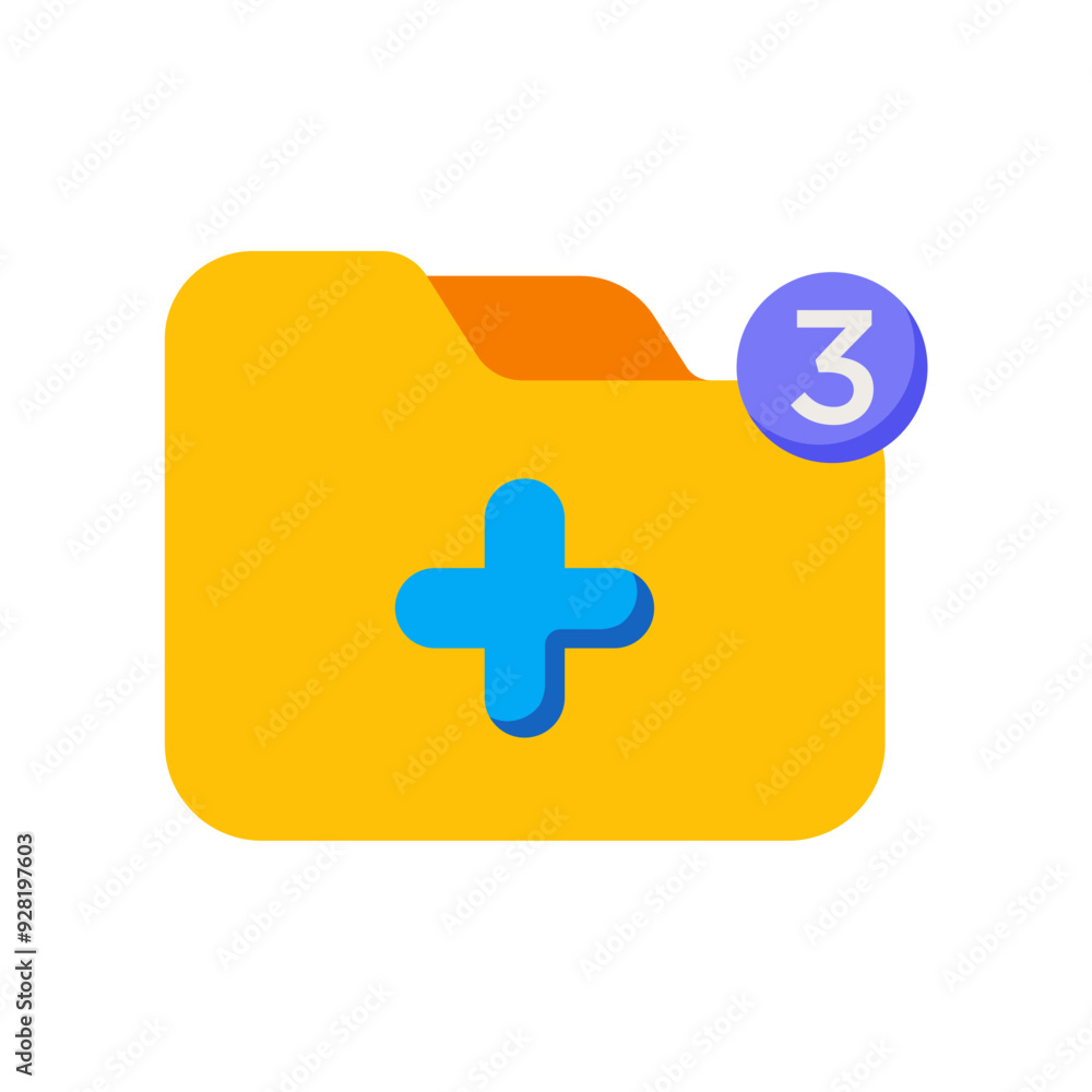 new folder icon design vector template new folder icon design vector template