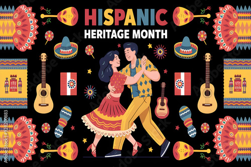 Celebration of National Hispanic Heritage Month along with Cultural