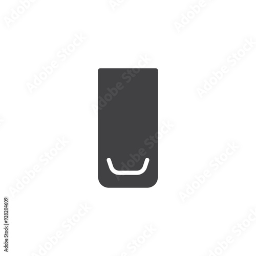 Cocktail glass vector icon
