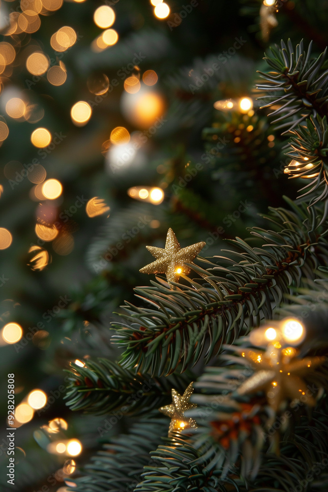 christmas tree and fir with christmas tree decoration and balls christmas tree and fir with christmas tree decoration and balls