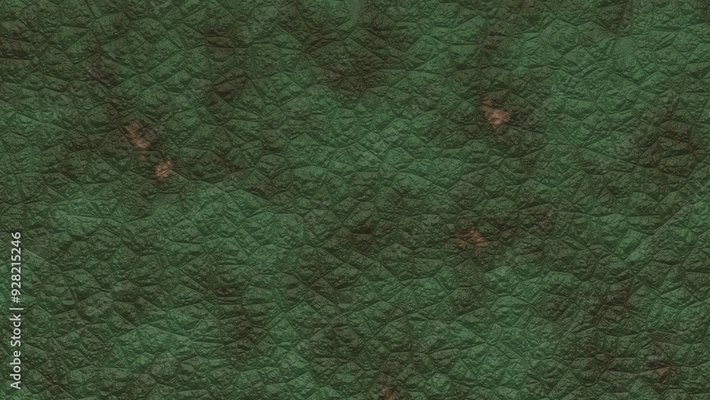 Fototapeta premium Rough green skin surface of a dinosaur (3D Rendering)