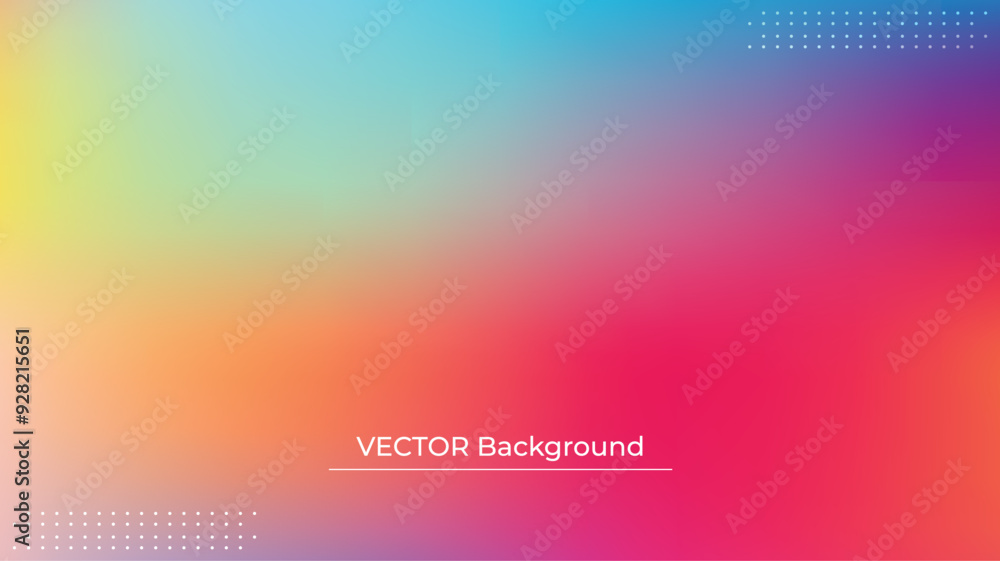 Smooth and blurry colorful gradient mesh background. Modern bright rainbow colors. Easy editable soft colored vector banner template. Premium quality Smooth and blurry colorful gradient mesh background. Modern bright rainbow colors. Easy editable soft colored vector banner template. Premium quality
