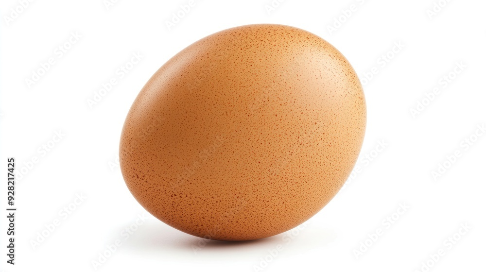 Close-up of a Single Brown Egg Close-up of a Single Brown Egg