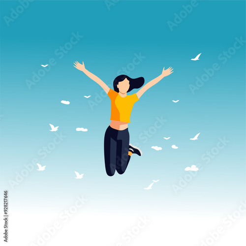 person jumping