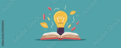 Bright Light Bulb Icon: A Symbol of Creativity and Inspiration, Representing Innovative Ideas and Solutions in Business and Technology, Illustrated in a Simple.