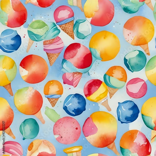 Vibrant Candy Pattern Seamless