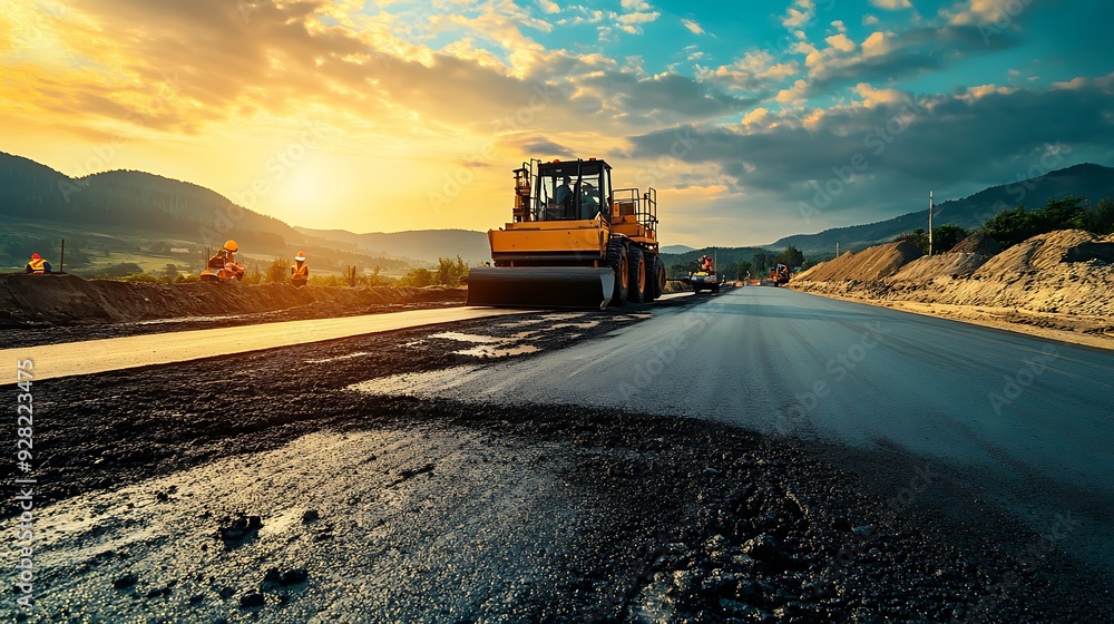 Road Construction at Sunset Road Construction at Sunset