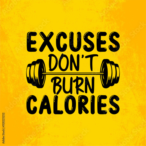 Gym quotes for social media post and t-shirt print