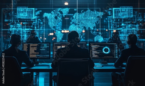 Incident Response and Cybersecurity Operations, incident response and cybersecurity operations with an image showing security teams coordinating response efforts during a cyber attack, Generative AI