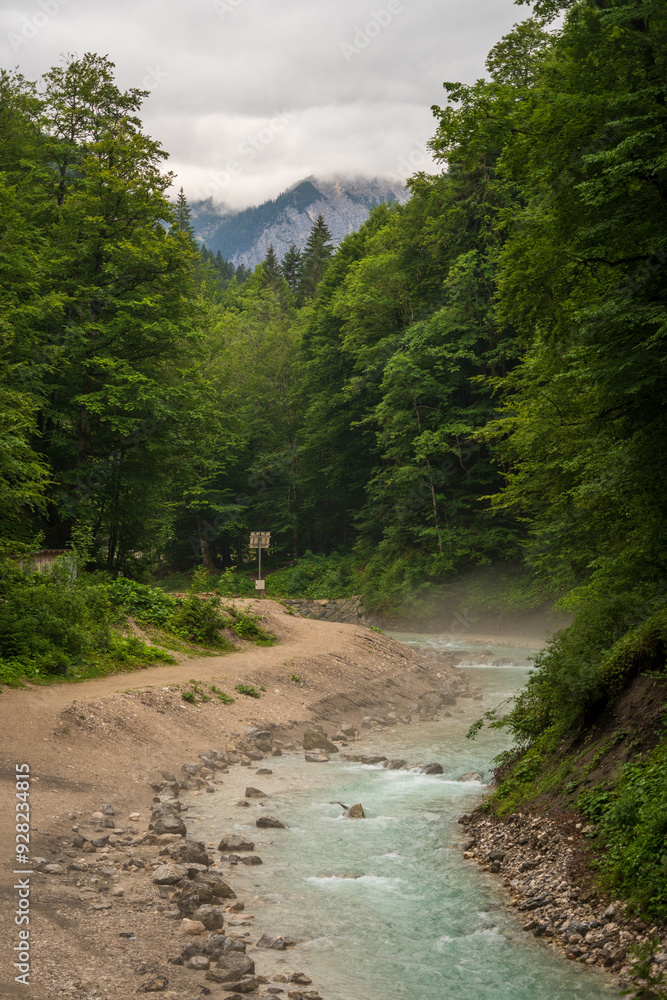 Partnach Gorge in Garmisch-Partenkirchen, in Bavaria, Germany Partnach Gorge in Garmisch-Partenkirchen, in Bavaria, Germany