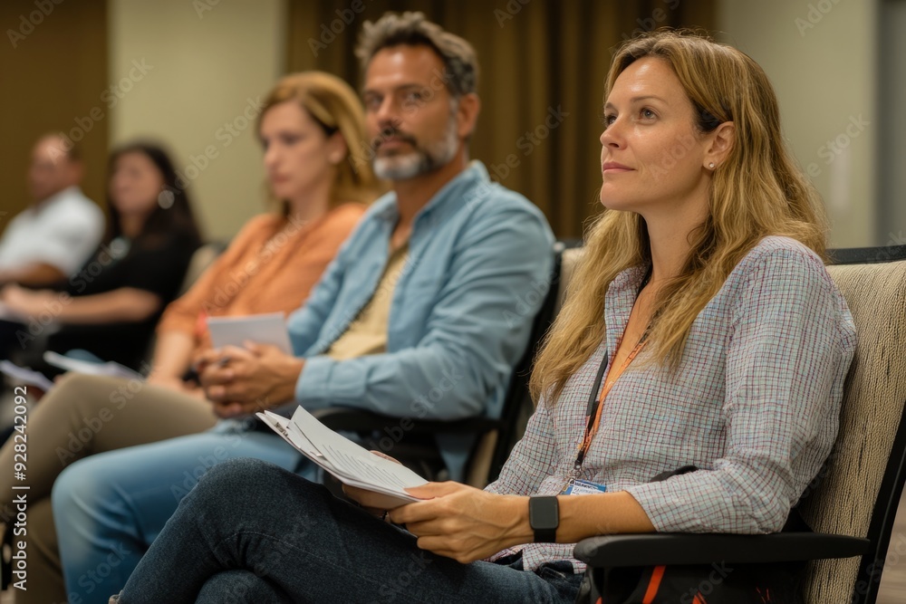 Focused individuals engaged in a learning session. They show a range of emotions while participating. A collaborative atmosphere encourages sharing ideas. Generative AI. Focused individuals engaged in a learning session. They show a range of emotions while participating. A collaborative atmosphere encourages sharing ideas. Generative AI.