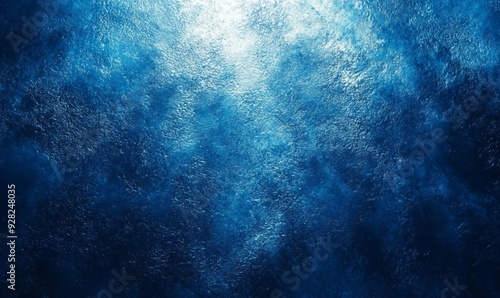 blue white , color gradient rough abstract background shine bright light and glow template empty space , grainy noise grungy texture, Generative AI