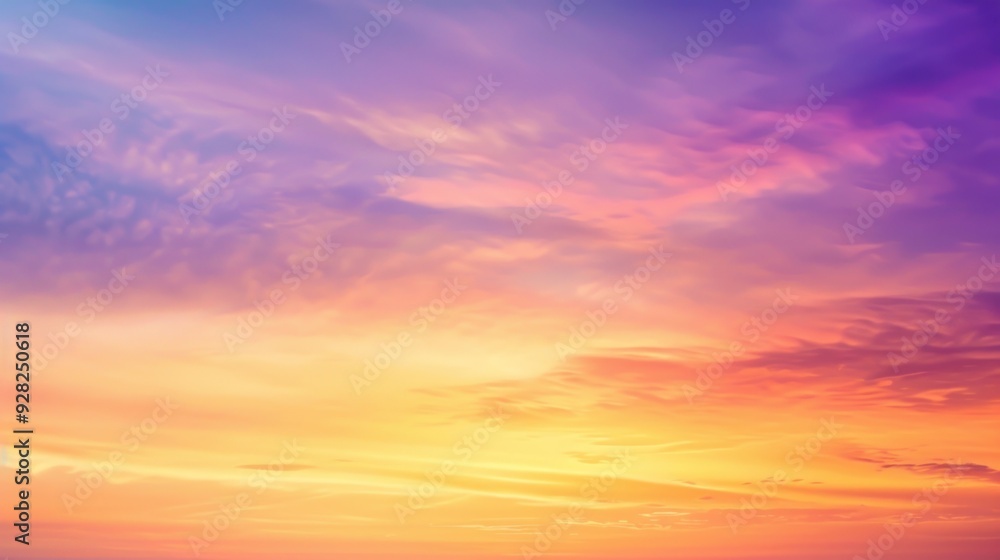 Colorful Sunset Sky Colorful Sunset Sky