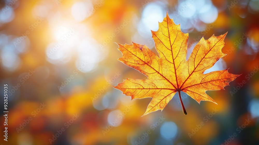 Autumn background with maple leaves and bokeh,Fall blurred background, Yellow and red maple leaves are flying and falling down. Autumnal landscape.water drop on leaf,space for text. Autumn background with maple leaves and bokeh,Fall blurred background, Yellow and red maple leaves are flying and falling down. Autumnal landscape.water drop on leaf,space for text.