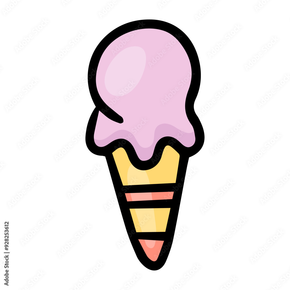 Hand drawn ice cream illustration Hand drawn ice cream illustration