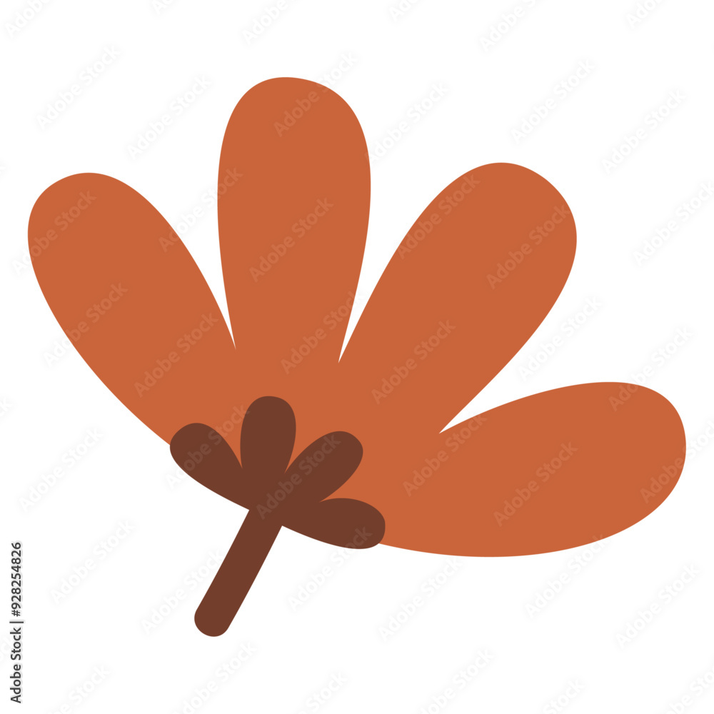 Hand drawn autumn leaves illustration isolated Hand drawn autumn leaves illustration isolated