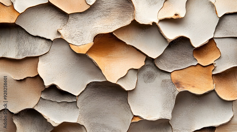 The rich texture of plane tree bark, featuring smooth and mottled patches in a spectrum of earth tones, with intricate natural designs The rich texture of plane tree bark, featuring smooth and mottled patches in a spectrum of earth tones, with intricate natural designs