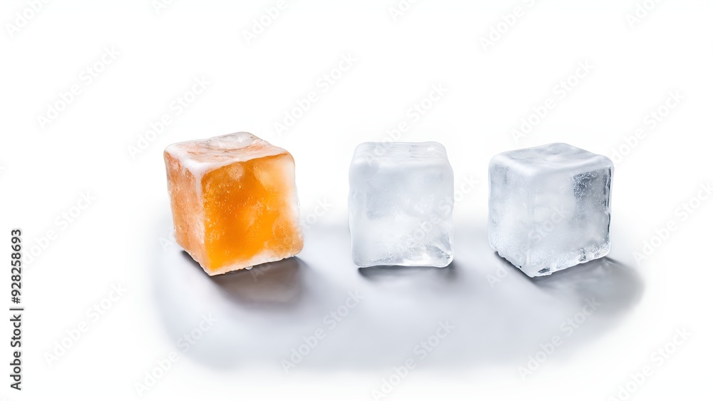 ice cube isolated on white background ice cube isolated on white background