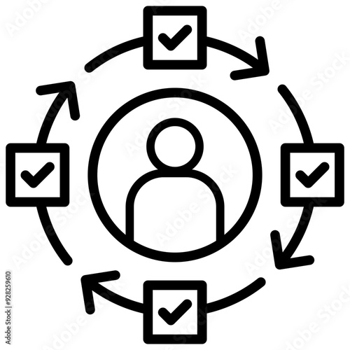incident management outline icon