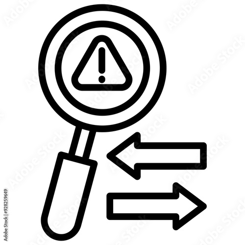 incident management outline icon