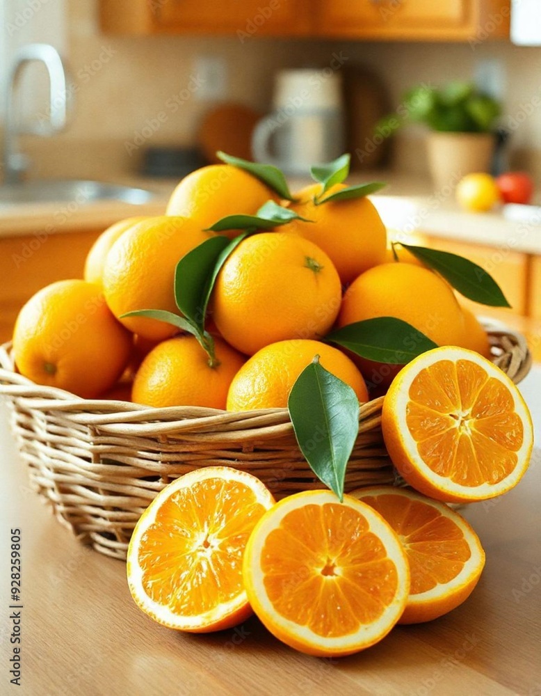 oranges in a basket oranges in a basket