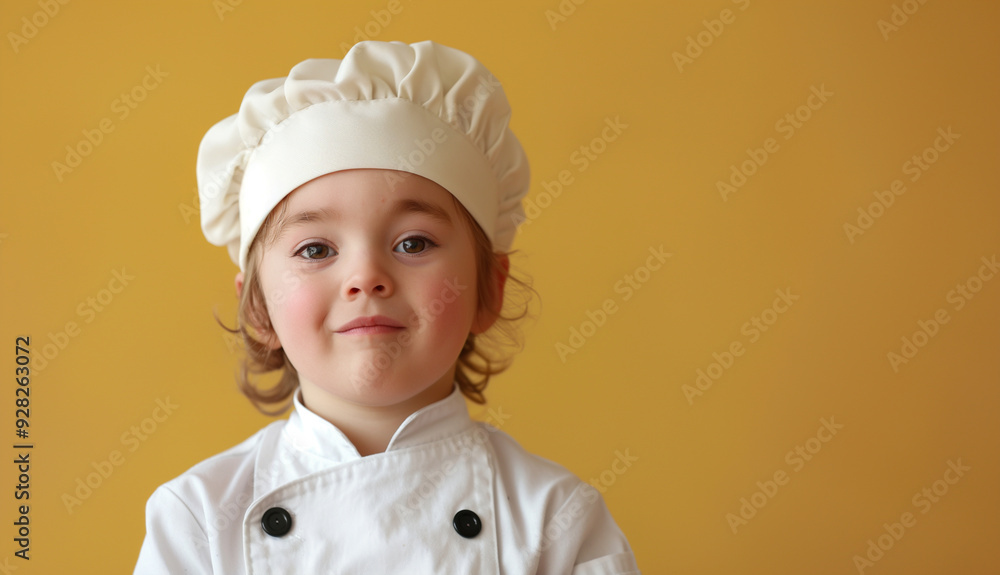a kid in chef uniform a kid in chef uniform