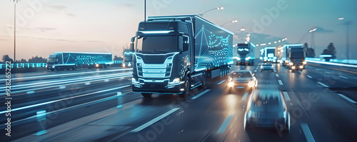 Autonomous Trucks Forming N...