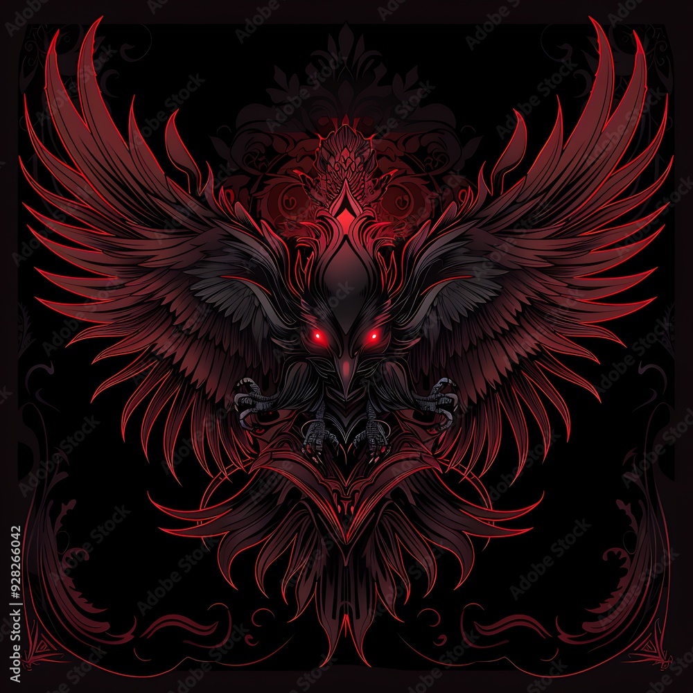 illustration of dark angel illustration of dark angel