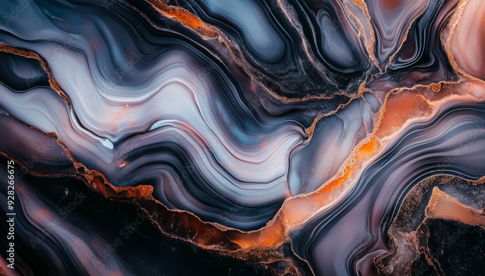 Obraz premium Abstract Swirls of Color