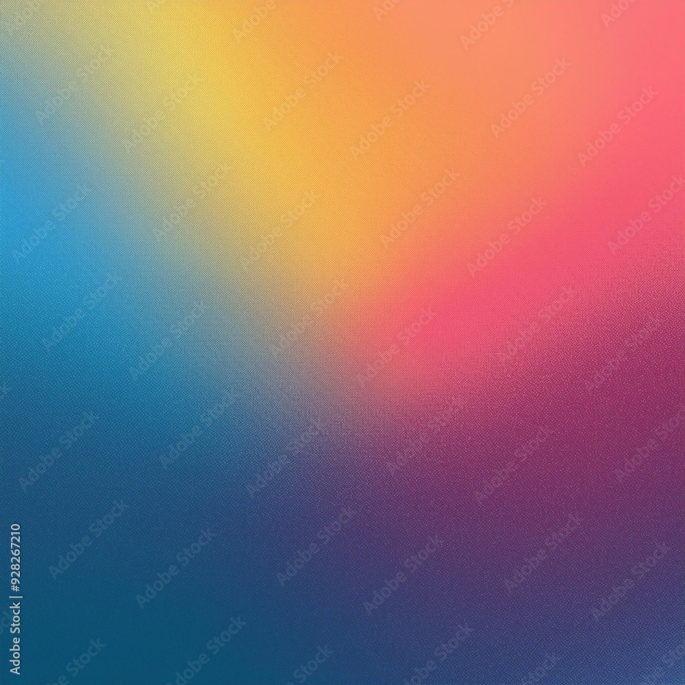 Obraz premium Abstract trendy colorful gradient noisy grain background texture.