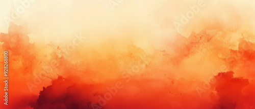 Halloween orange watercolor gradient background