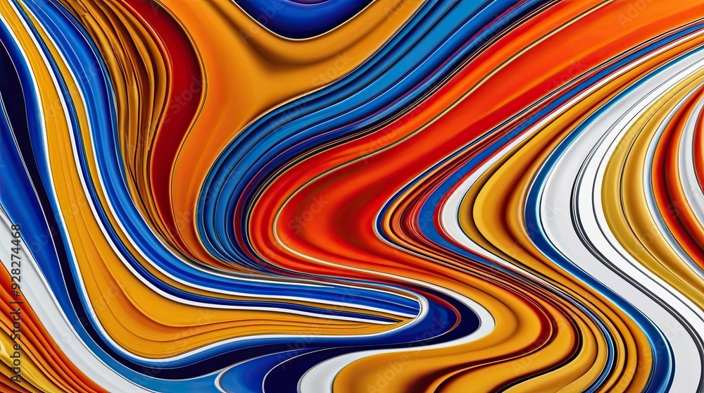 Abstract Colorful Swirling Lines. Abstract Colorful Swirling Lines.