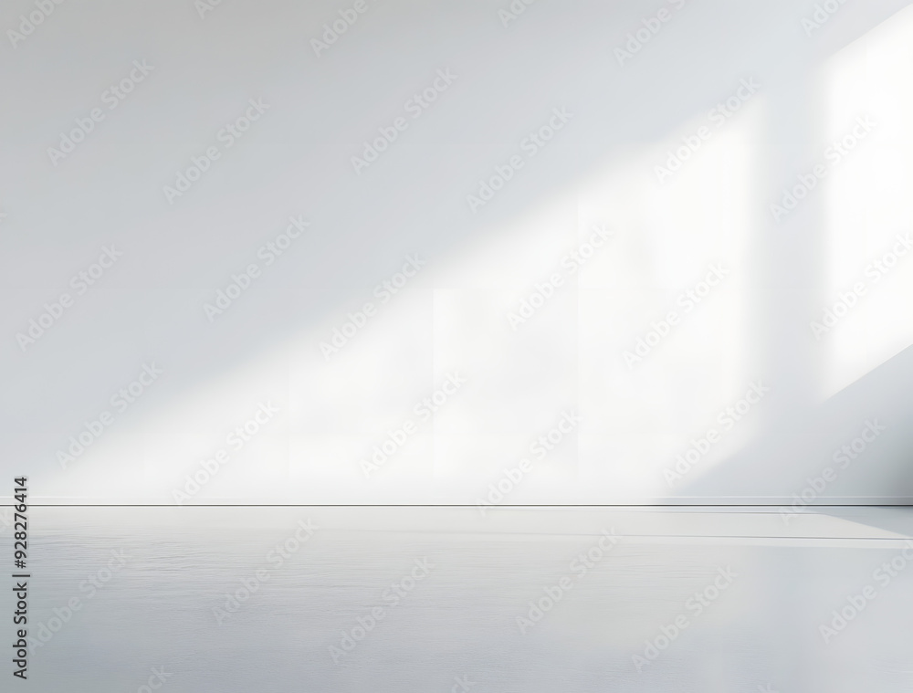 Empty room background with white walls
Empty room background with white walls