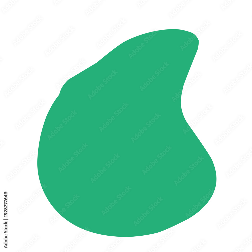 Green Abstract Blobs