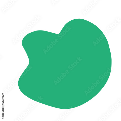 Green Abstract Blobs