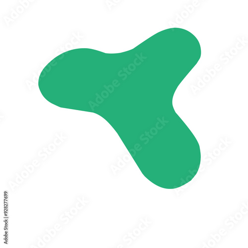 Green Abstract Blobs