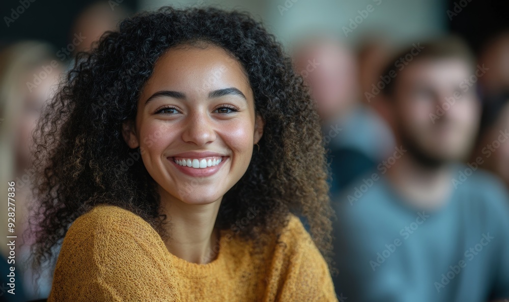 Diverse and inclusive group of office colleagues smiling at a team building workshop event, workplace race inclusion and diversity concept, Generative AI Diverse and inclusive group of office colleagues smiling at a team building workshop event, workplace race inclusion and diversity concept, Generative AI